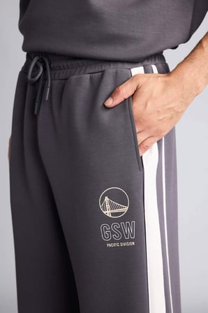 DeFacto NBA Golden State Warrıors Standart Fıt Modal Jogger F9803AX26SPAR104