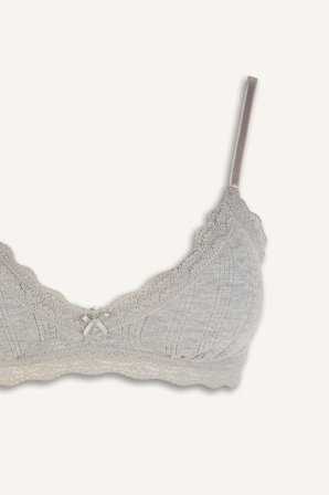 DeFacto Dantel Detaylı Çıkarılabilir Pedli Balensiz Bralet G7762AX26SPGR210