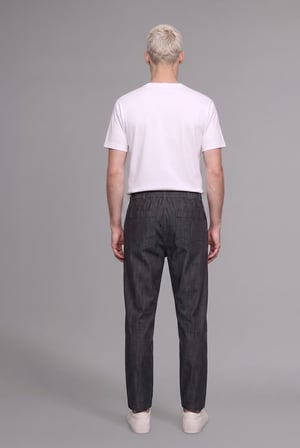 DeFacto %100 Pamuk Beli Lastikli Baggy Fit Jean Pantolon I6061AX26AUNM40