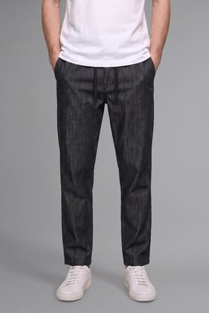 DeFacto %100 Pamuk Beli Lastikli Baggy Fit Jean Pantolon I6061AX26AUNM40