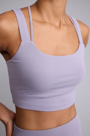 DeFacto Orta Destekli Bisiklet Yaka Çift Askılı Crop Sporcu Bra H5317AX26AUPR522