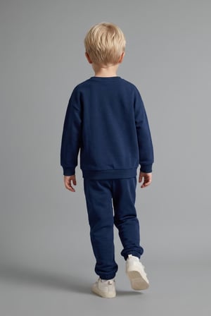 DeFacto Uzun Kollu Sweatshirt Elastik Belli Eşofman Altlı 2'li Takım Erkek Bebek H5617A526AUIN176