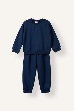 DeFacto Uzun Kollu Sweatshirt Elastik Belli Eşofman Altlı 2'li Takım Erkek Bebek H5617A526AUIN176