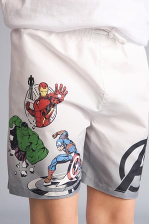 DeFacto Marvel Avengers Baskılı Deniz Şortu Erkek Çocuk H1835A826HSGR100