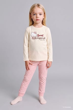 Hello Kitty	 2'li Pijama Takımı Kız Bebek