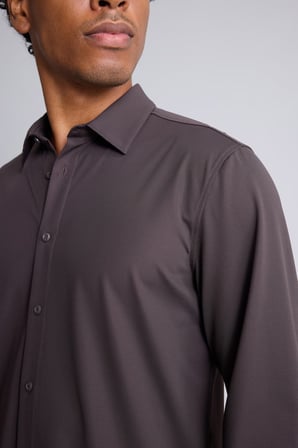Slim Fit Klasik Yaka Uzun Kollu Gömlek