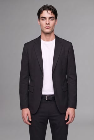 DeFacto Slim Fit Blazer Ceket F7690AX26AUBK27