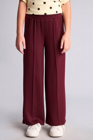 DeFacto Beli Lastikli Önü Dikişli Wide Leg Modal Eşofman Altı Kız Çocuk I2267A826AUBR170