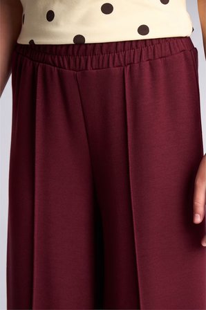 DeFacto Beli Lastikli Önü Dikişli Wide Leg Modal Eşofman Altı Kız Çocuk I2267A826AUBR170