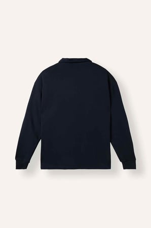 Relax Fıt Polo Yaka Sweatshirt