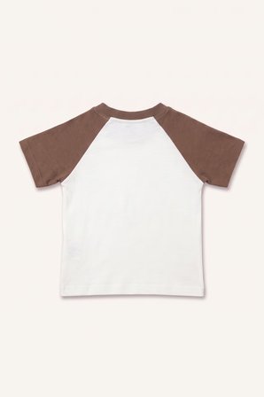DeFacto Regular Fit Raglan Kısa Kollu Arma Detaylı Tişört Erkek Bebek I6551A526HSER105