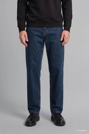Sergıo Regular Fıt Normal Bel Boru Paça Jean Pantolon