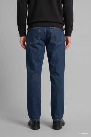 Sergıo Regular Fıt Normal Bel Boru Paça Jean Pantolon
