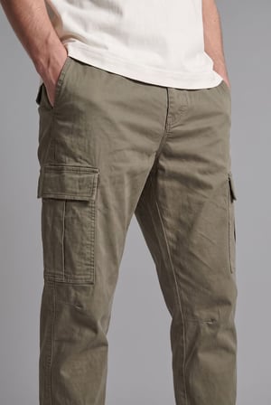 DeFacto Regular Fit Beli Bağcıklı Kargo Cepli Jogger Pantolon F4681AX26AUKH401