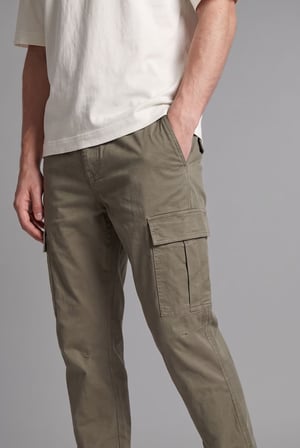 DeFacto Regular Fit Beli Bağcıklı Kargo Cepli Jogger Pantolon F4681AX26AUKH401