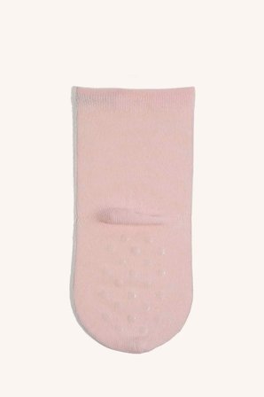 DeFacto 3D Dikişsiz 3'lü Pamuklu Uzun Açık Pembe Çorap Kız Bebek H9226A5NSPN2