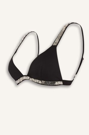 Lilyrose x Defacto Regular Fit Bikini Üstü H9443AX26HSBK81