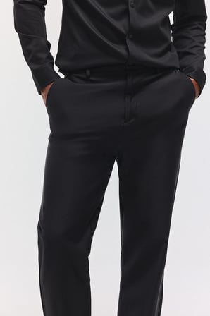 Standart Fit Düz Pantolon