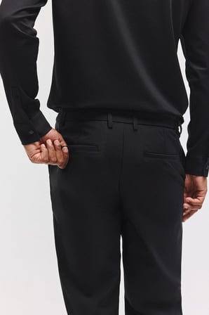 Standart Fit Düz Pantolon