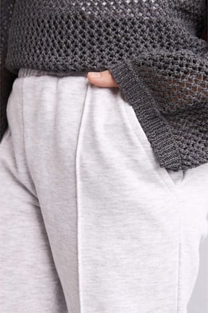 DeFacto Pamuklu Esnek Belli Jogger Fıt Eşofman Altı Kız Çocuk X9036A626AUGR400