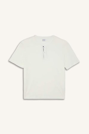 DeFacto %100 Pamuk New Regular Fıt 2'li Şortlu Pijama Takımı H8680AX26SMWT34