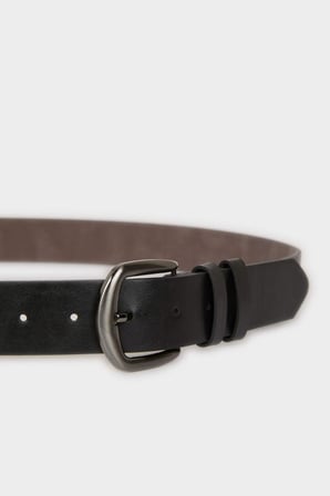 DeFacto Erkek Dikdörtgen Toka Suni Deri Jean Kemeri H6869AXNSBK27