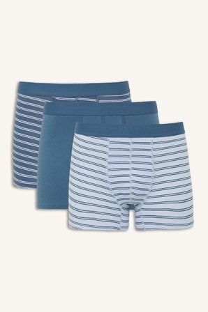 Regular Fıt Baskılı 3'lü Boxer