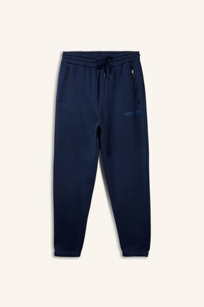 Regular Fıt Fermuar Cepli Beli Lastikli Jogger