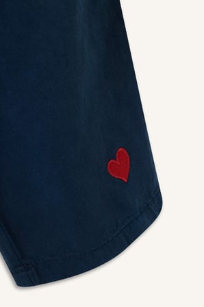 Wıde Leg Nakışlı Geniş Paça Gabardin Pantolon Kız Bebek H4729A526SMNV147