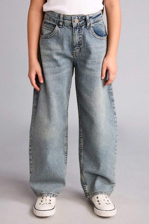 DeFacto Baggy Fıt Jean Pantolon Kız Çocuk H6075A826SPNM28
