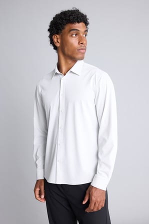 Slim Fit Klasik Yaka Uzun Kollu Gömlek