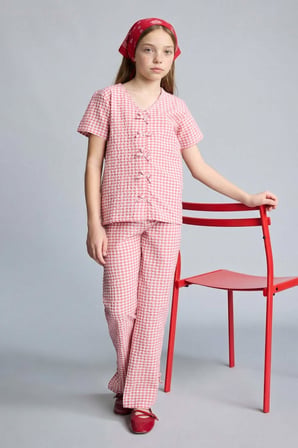 DeFacto Regular Fıt 2'li Pijama Takımı Kız Çocuk H2657A826SPBR96