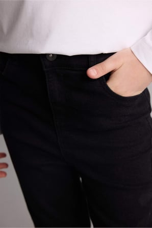 Straıght Fıt Düz Paça Jean Mavi Pantolon Erkek Çocuk