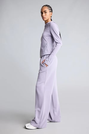 Relax Fit Beli Bağcıklı Geniş Paça Modal Eşofman Altı