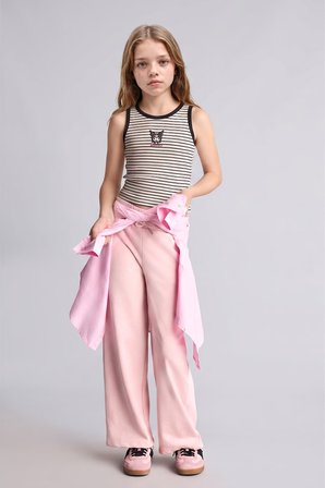 DeFacto Beli Bağcıklı Wide Leg Eşofman Altı Kız Çocuk I2264A826AUPN130