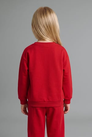 DeFacto Bisiklet Yaka Ayıcık Aplikeli Sweatshirt Kız Bebek I1716A526AURD70