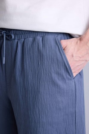DeFacto Regular Fıt Beli Lastikli Diz Üstü Mint Mavi Şort G7251AX26SMIN269