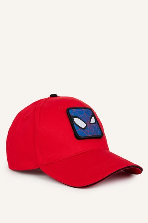 DeFacto Marvel Spiderman Etiket Detaylı Pamuklu Cap Şapka Erkek Çocuk G1194A8NSRD2