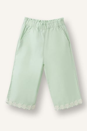 DeFacto Floral Keten Görünümlü 2'li Takım Kız Bebek H4734A526SMGN1139
