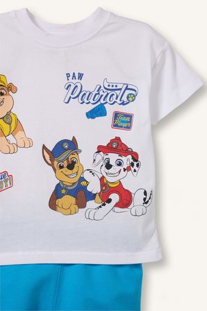 DeFacto Paw Patrol 2'li Lisanslı Beyaz Takım Erkek Bebek H4125A526HSWT83