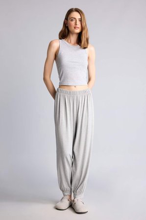 DeFacto Regular Fit Elastik Bel Gri Melanj Eşofman Altı I0698AX26AUGR93