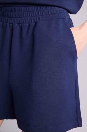 DeFacto Relax Fıt Elastik Bel Lacivert Bermuda Şort H0575AX26SMNV31