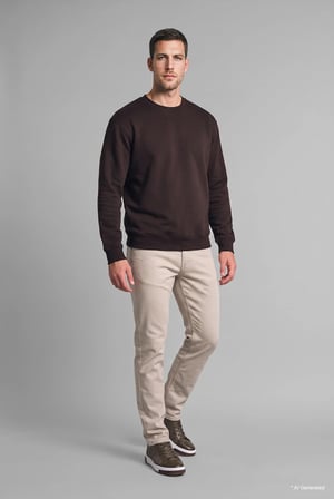 Regular Fıt Bisiklet Yaka Basic Sweatshırt