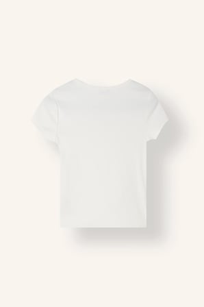 DeFacto Fitted Bisiklet Yaka Ribana Kısa Kollu Tişört E0288AX26AUWT32