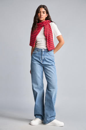 90's Wıde Leg Pantolon
