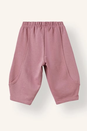 DeFacto Beli Lastikli Ön Dikiş Detaylı Regular Fit Kalın Sweatshirt Kumaşı Kız Bebek Pantolon I0692A526AUBR277