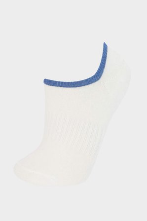 DeFacto Kadın 3'lü Pamuklu Sneaker Çorap E2090AXNSWT1