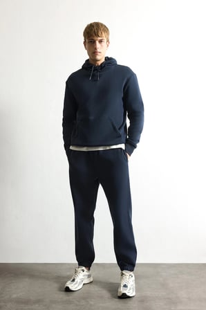 Regular Fit Bağcıklı Bel Jogger Basic Eşofman Altı
