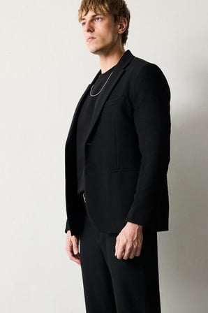 Modern Fit Penye Cepli Blazer Ceket
