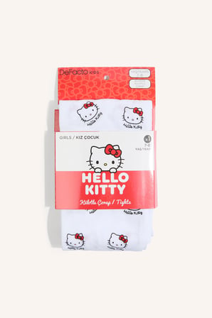 Hello Kitty Baskılı Külotlu Çorap Kız Çocuk